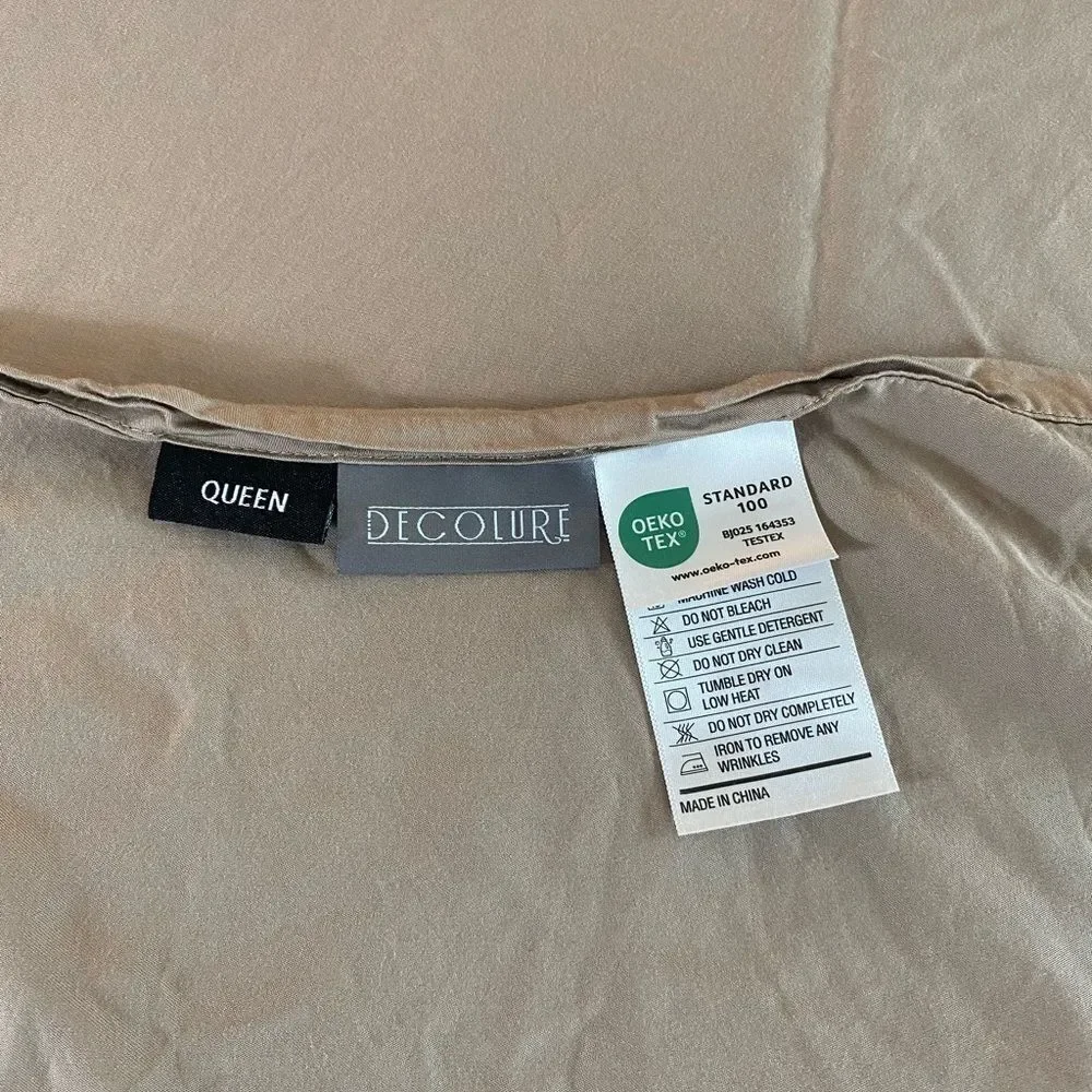 Decolure Luxury Queen Flat sheet Viscose Bamboo